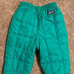 Reversible Patagonia infant snow pants